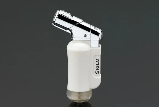 Siglo Glossy White Mini Torch Lighter  - 10010390