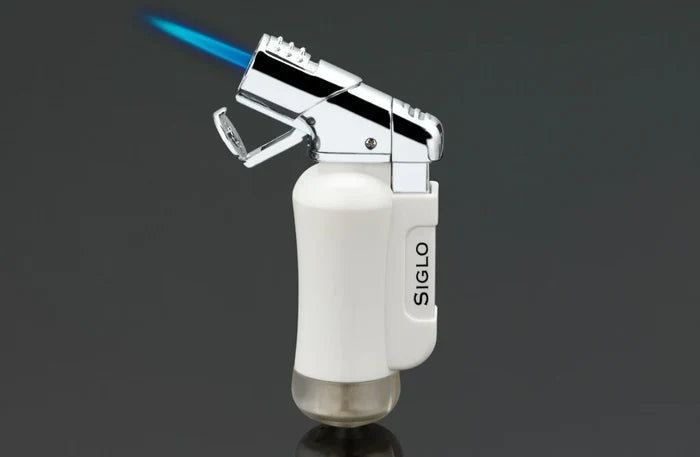 Siglo Glossy White Mini Torch Lighter  - 10010390