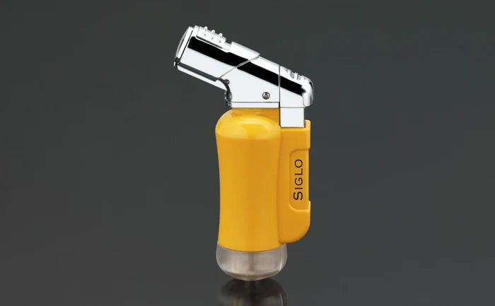 Siglo Glossy Yellow Mini Torch Lighter  - 10010387D