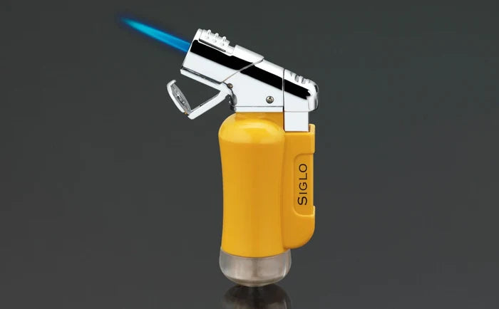 Siglo Glossy Yellow Mini Torch Lighter  - 10010387D