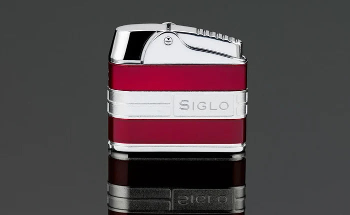 Siglo Metallic Red Retro II Lighter - 100.10968