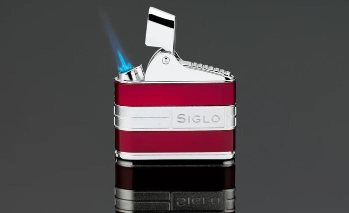 Siglo Metallic Red Retro II Lighter - 100.10968