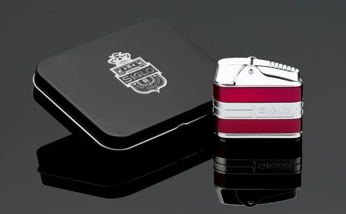 Siglo Metallic Red Retro II Lighter - 100.10968