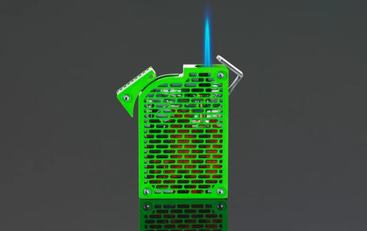 Siglo Neon Green Wire Single Torch Lighter - 10012442D