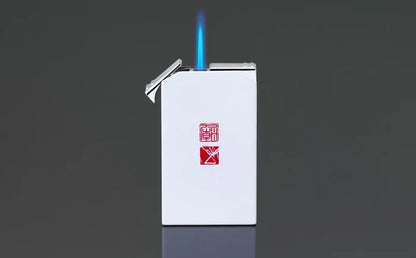 Siglo White Tao Twin Single Torch and Soft Flame Lighter - 10011375