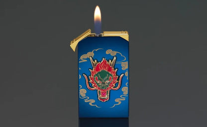 Siglo Year of the Dragon Twin Single Torch and Soft Flame Lighter - 10012480D