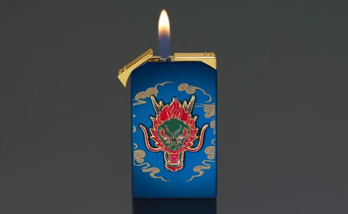 Siglo Year of the Dragon Twin Single Torch and Soft Flame Lighter - 10012480D
