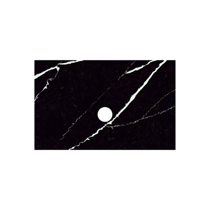 600*460*20mm / Alphine White / TH-Center Tap Hole