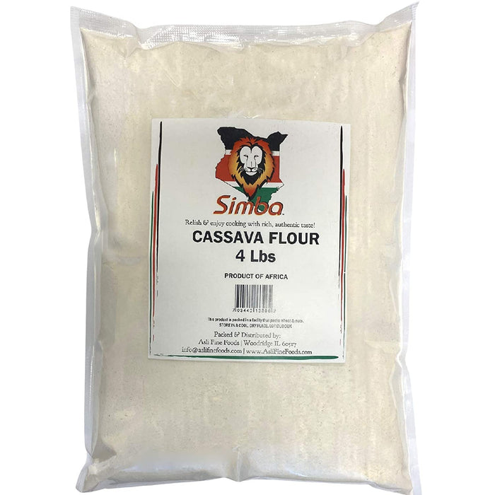 Simba Cassava Flour, 4 Pounds
