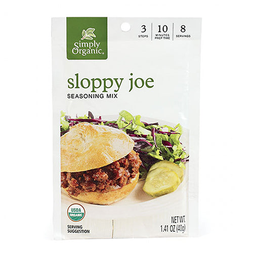 Simply Organic Sloppy Joe Seasoning Mix 40g