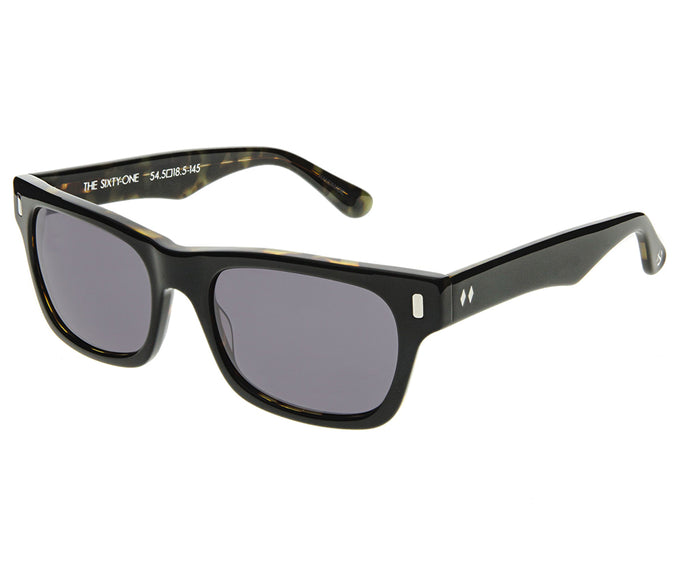 Sixty-One Black + Blonde Tort / Smoke Lenses