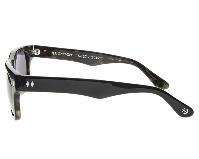 Sixty-One Black + Blonde Tort / Smoke Lenses