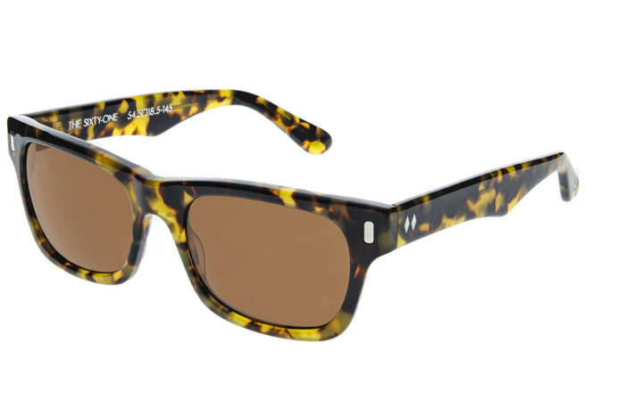 Sixty-One Blonde Tortoise / Brown Lenses