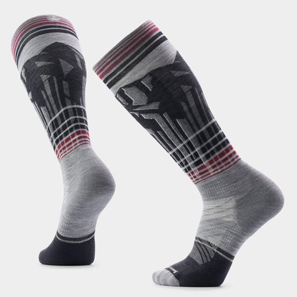 Ski Targeted Cushion Summit Shot Over The Calf Socks