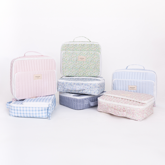 slate floral lunchbox