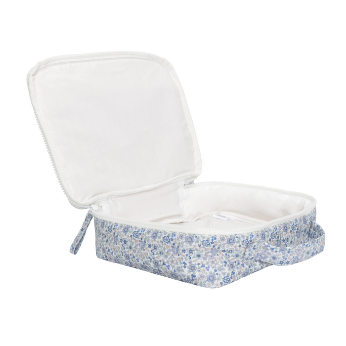 slate floral lunchbox