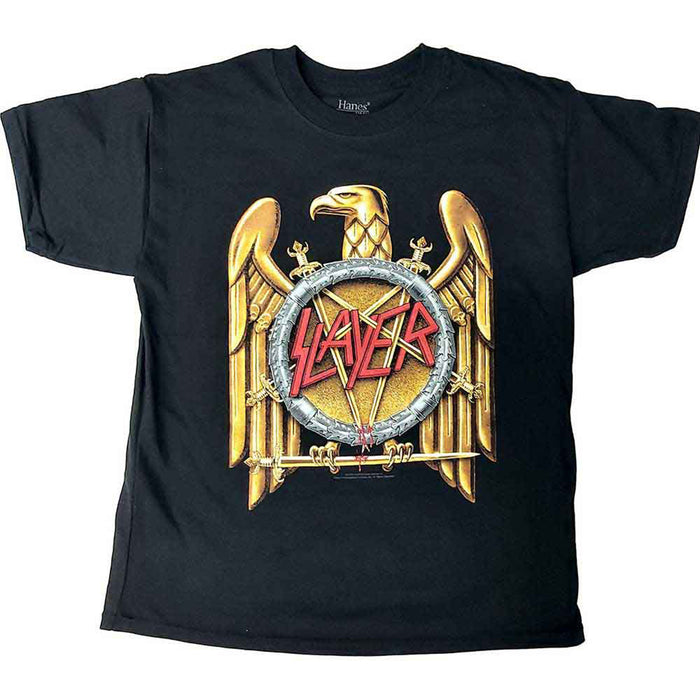 SLAYER - GOLD EAGLE - Kids T-Shirt Black