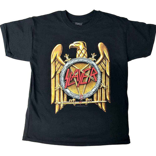 SLAYER - GOLD EAGLE - Kids T-Shirt Black