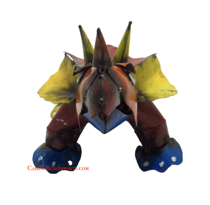 Small Colored Metal Triceratops Dinosaur MTDNS003
