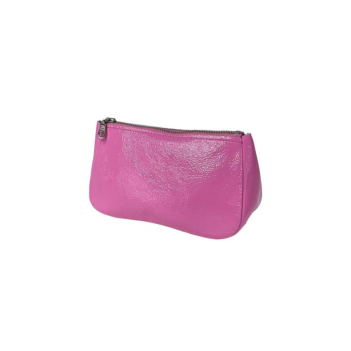 Small Fatty Pouch | Candy Patent Flamingo