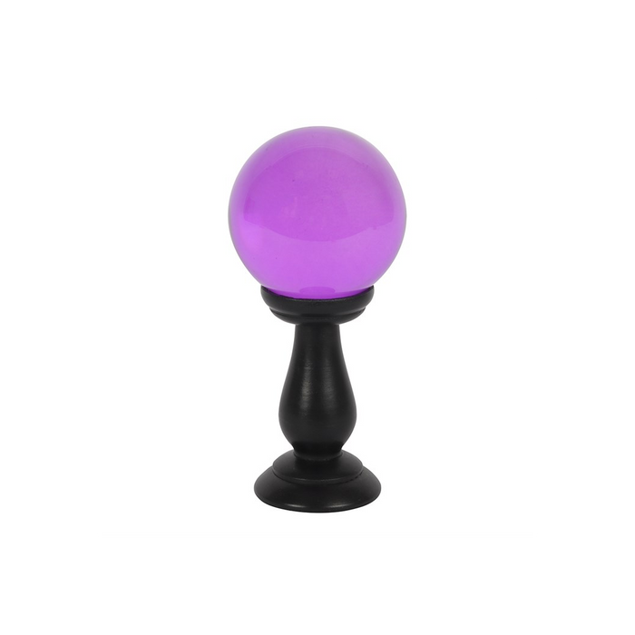 Small Purple Crystal Ball on Stand 🇬🇧