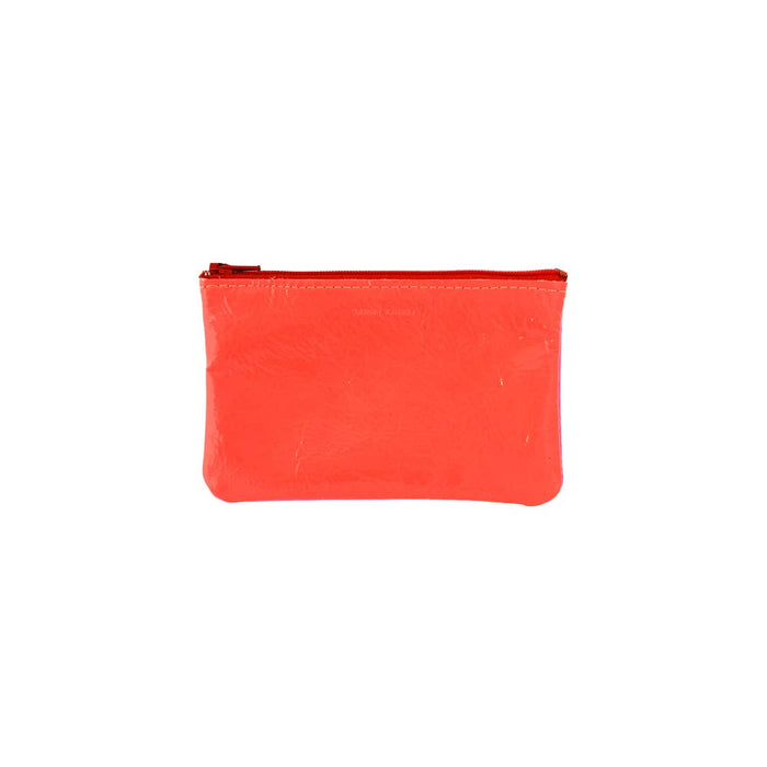 Small Zip Pouch | Fluoro Red