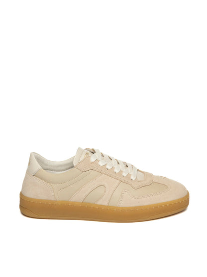 NATIONAL STANDARD Sneaker pelle beige ED.33 WOM.004-BEIGE