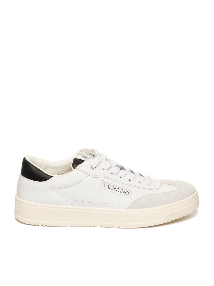 VALENTINO Sneaker pelle bianco/nero 7002VTC PELLE/CAM-WHI/BLACK