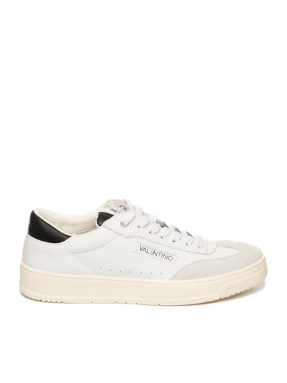 VALENTINO Sneaker pelle bianco/nero 7002VTC PELLE/CAM-WHI/BLACK
