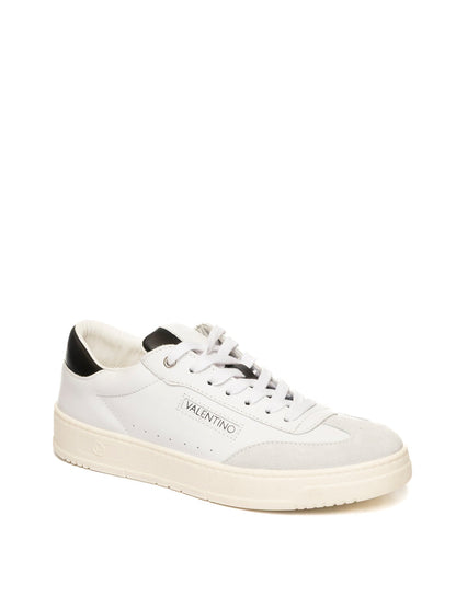 VALENTINO Sneaker pelle bianco/nero 7002VTC PELLE/CAM-WHI/BLACK