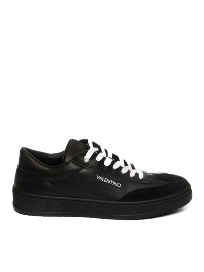 VALENTINO Sneaker pellle nero 7002VTC PELLE/CAM-BLACK