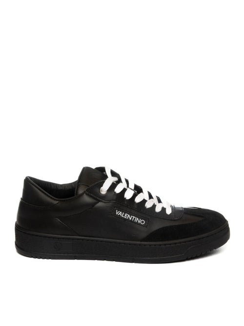 VALENTINO Sneaker pellle nero 7002VTC PELLE/CAM-BLACK