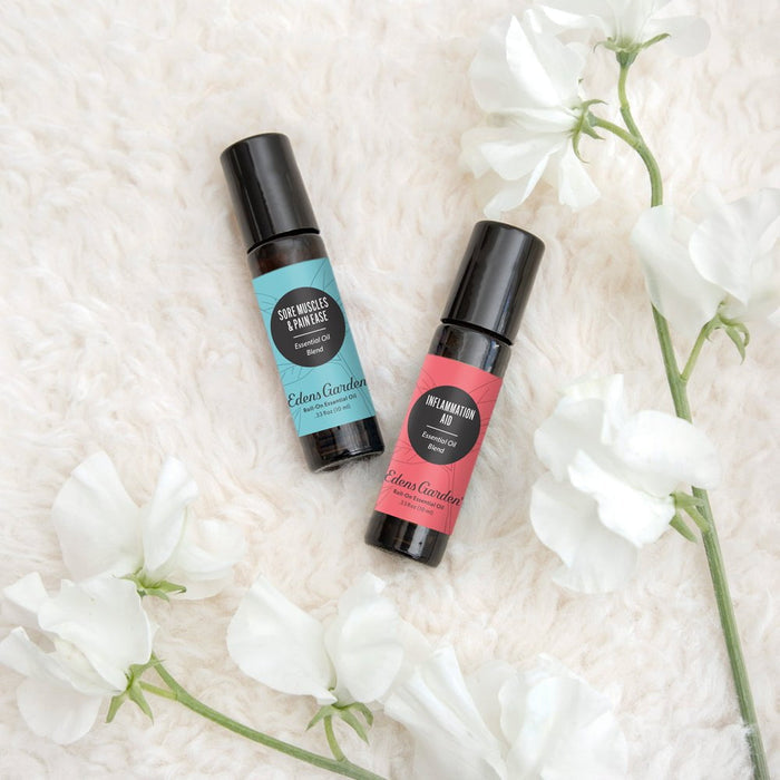 Sore Muscles & Pain Ease Essential Oil Blend- With Peppermint & Lavender For Recovery