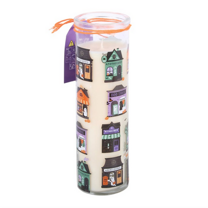 Spooky Street Pumpkin Cinnamon Roll Tube Candle 🇬🇧