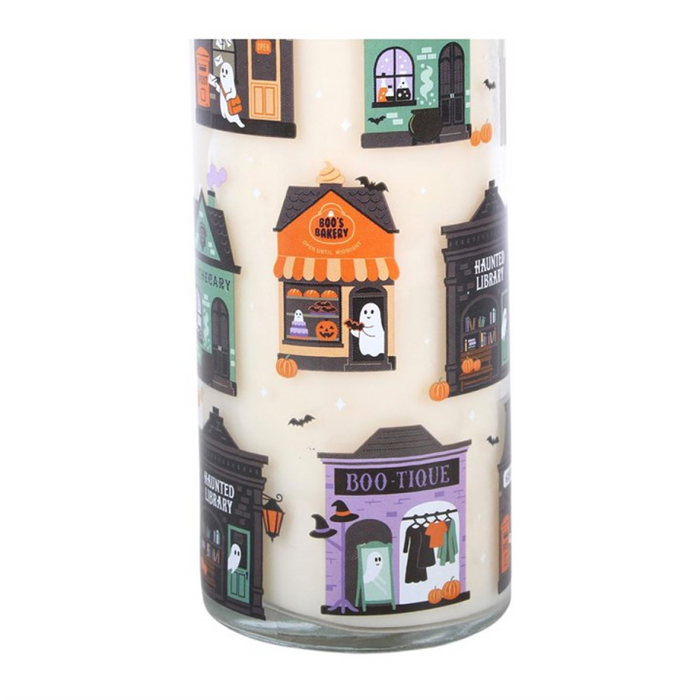 Spooky Street Pumpkin Cinnamon Roll Tube Candle 🇬🇧