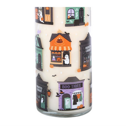 Spooky Street Pumpkin Cinnamon Roll Tube Candle 🇬🇧
