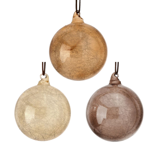Spun Glass Ball Ornament