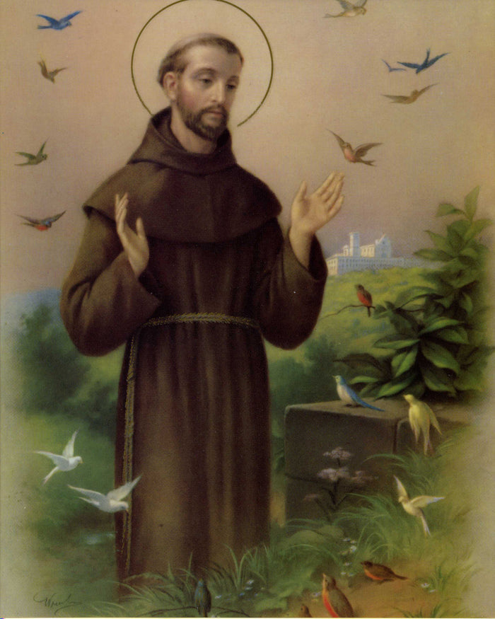ST FRANCIS- CATHOLIC PRINTS PICTURES