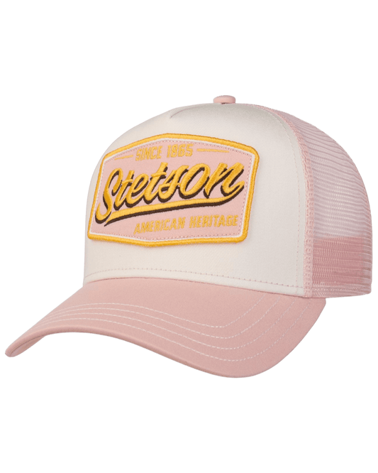 STETSON TRUCKERCAP AMERICAN HERITAGE, PINK