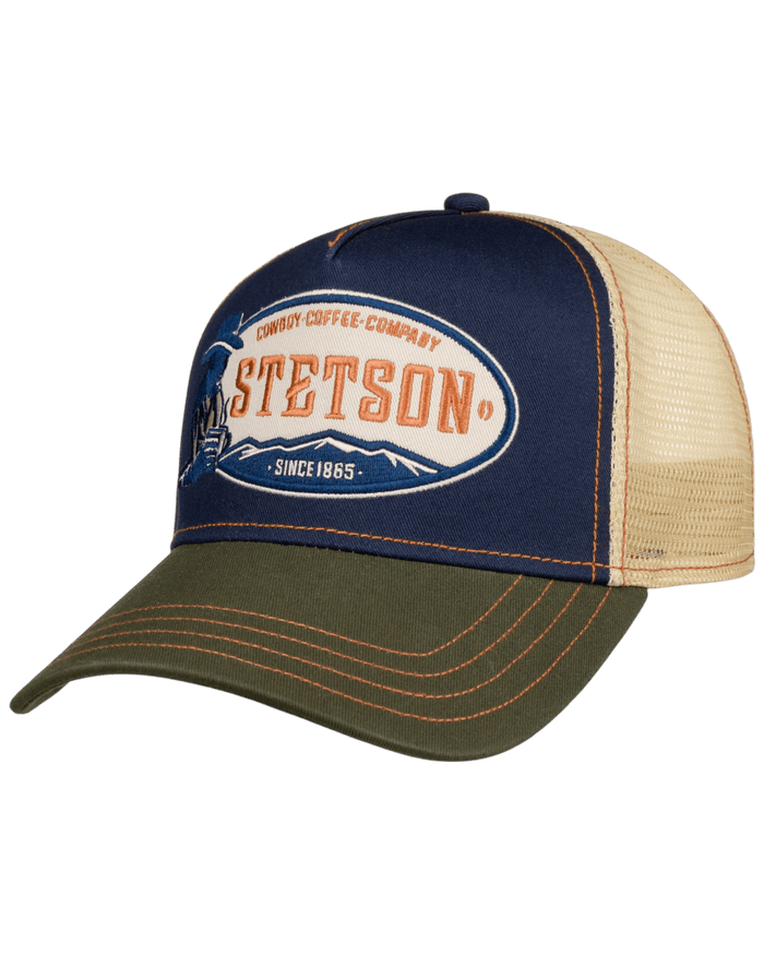STETSON TRUCKERCAP COWBOY COFFEE