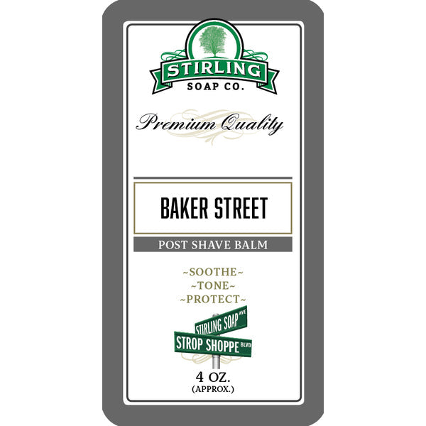 Stirling Soap Co. | Baker Street Man Post-Shave Balm