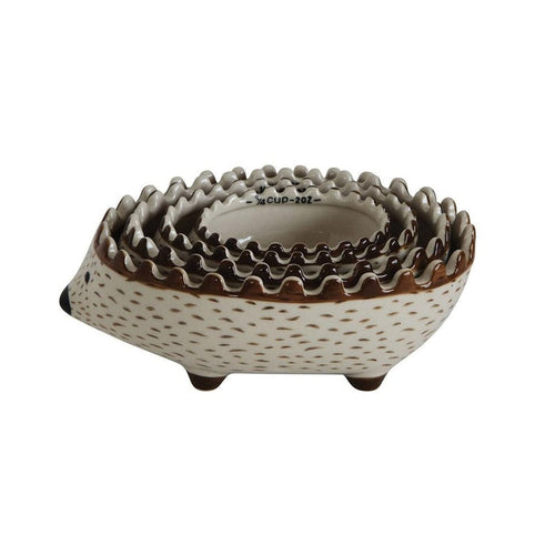 Stoneware Hedgehog Measuring Cups