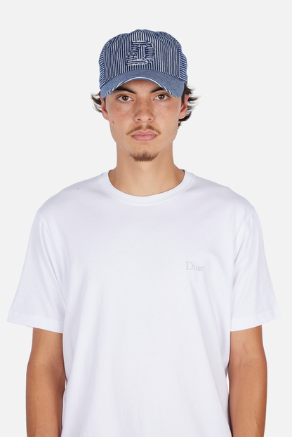 Striped Worker Cap