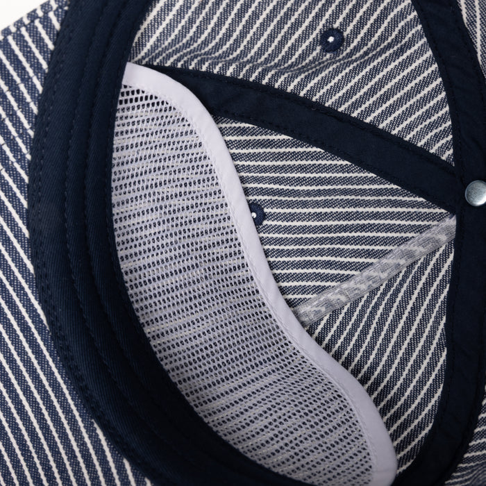 Striped Worker Cap