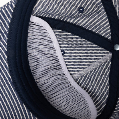Striped Worker Cap