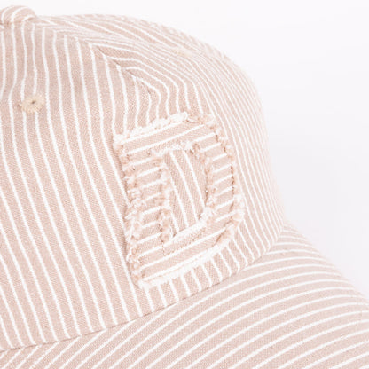 Striped Worker Cap