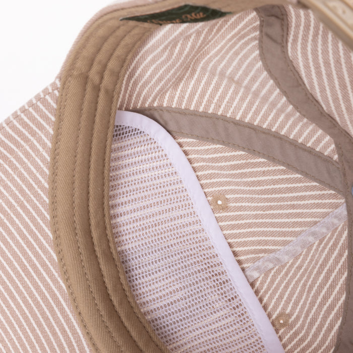 Striped Worker Cap