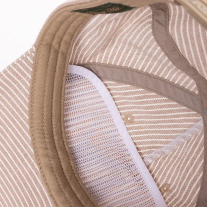 Striped Worker Cap
