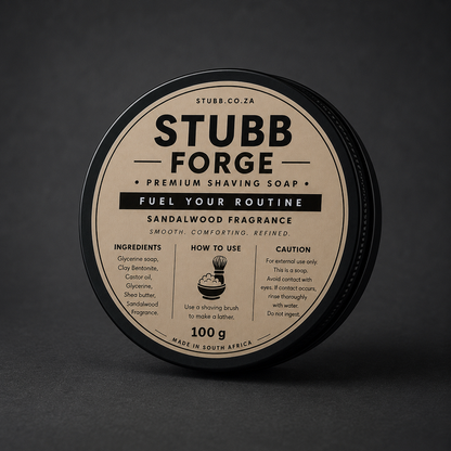 STUBB Forge Premium Shaving Soap