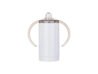 Sublimation 13oz/400ml Stainless Steel Sippy Cup with Spout (White)